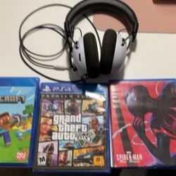 Ps4 games And Headphone