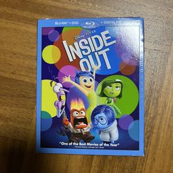 Inside Out Disney Pixar Children’s & Kid’s Blu-Ray DVD Movie