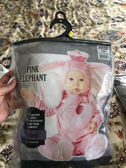 Pink Elephant Infant Costume