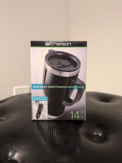 Emerson - Stainless Steel Heated Travel Mug