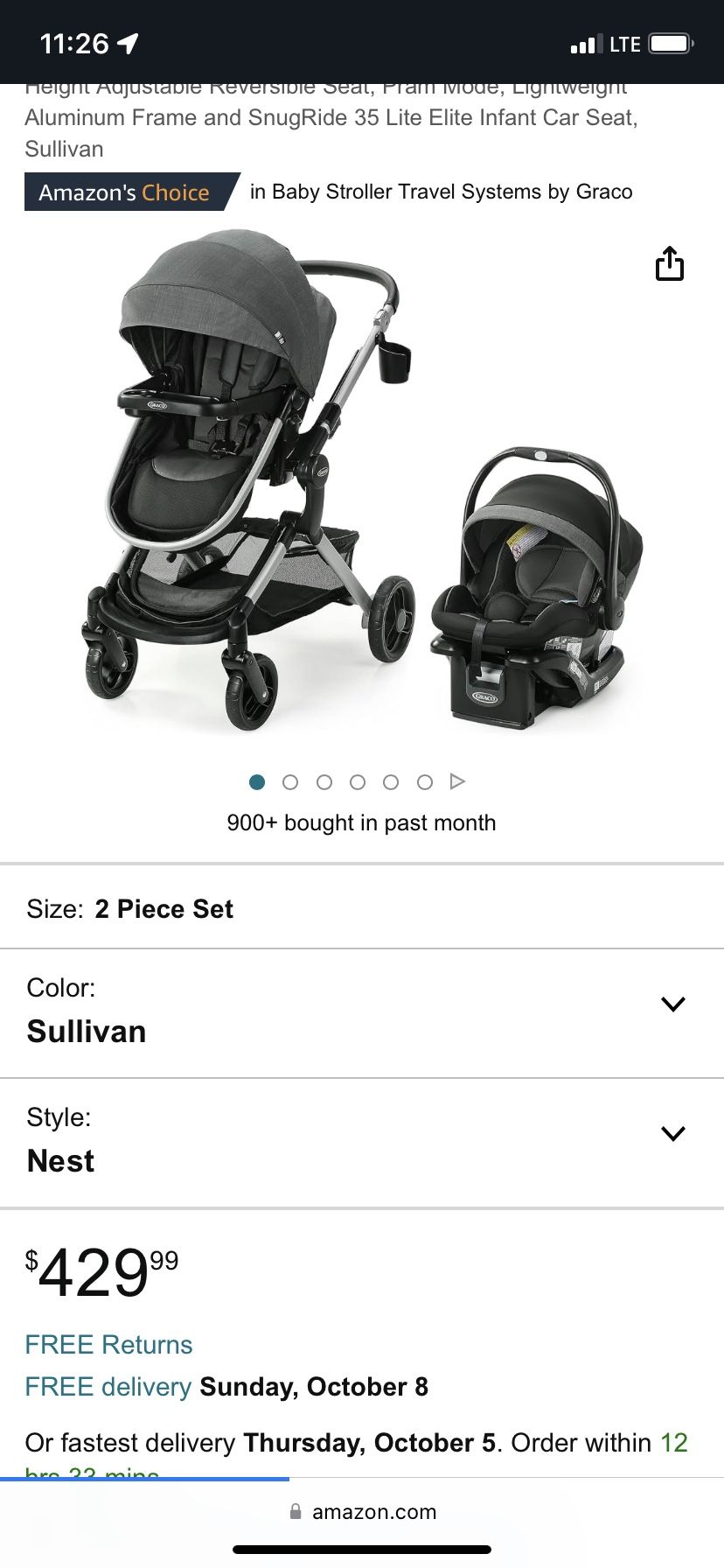 graco Stroller and car seat