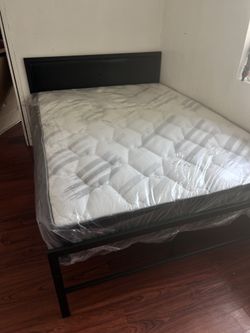 Cama Full Size Nueva En Su Caja Incluye Colchon 
