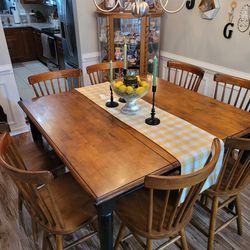 Dining Table W/8 Chairs