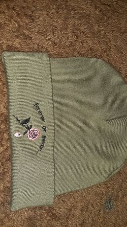 Olive green beanie