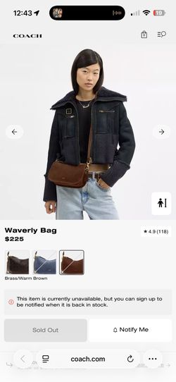 Women’s Coach Waverly Bag