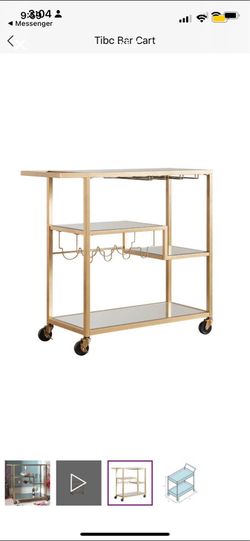Gold Bar Cart