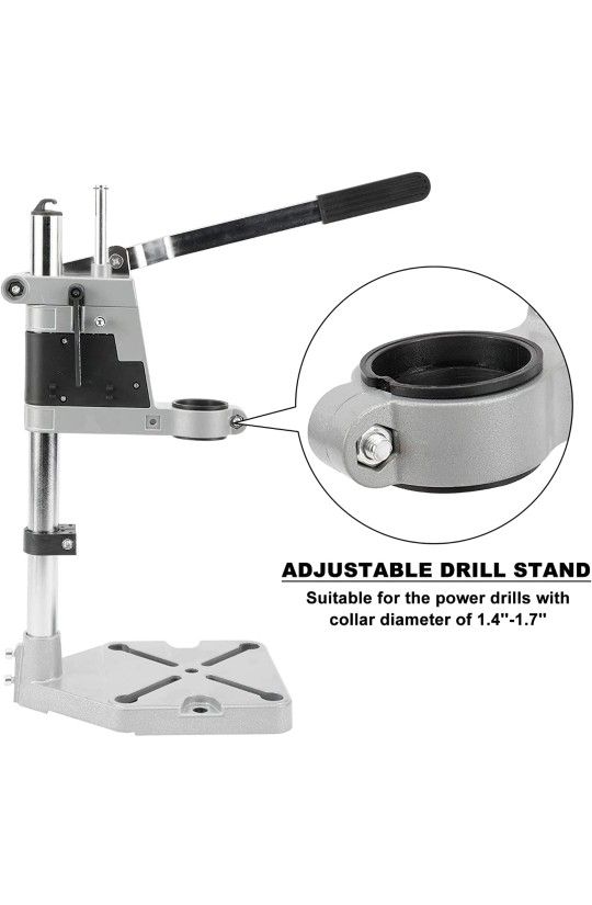 KUNTEC Adjustable Drill Press Stand Universal Bench Clamp Support Tool