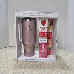 Cirkul 40oz All-Day StrawSip Tumbler Starter Kit in Rose Gold NIB.  New condition, please review all pictures for more details.