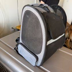 Dog carrier backpack