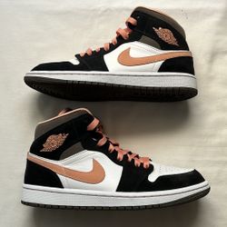 Air Jordan 1 Mid Peach Mocha