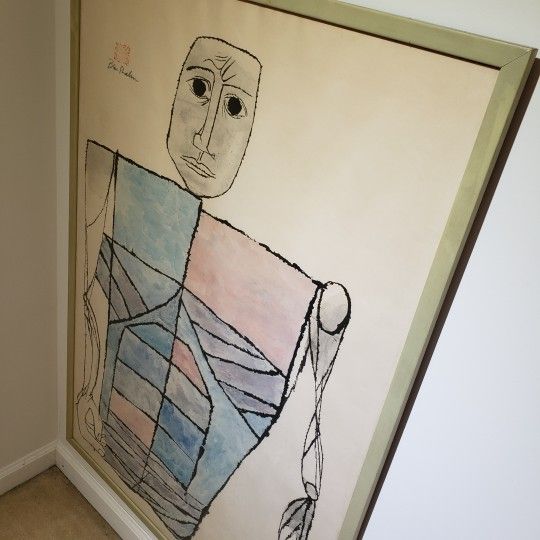 Ben Shahn "Graphics" 1967 Artist Signed Lithograph Print Painting Framed Wall Art Picture