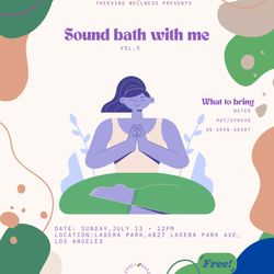 Sound Bath Healing Circle 