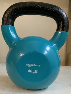 Amazon Basics Kettlebell 40lb 18kg Durable Weight Training Equipment
