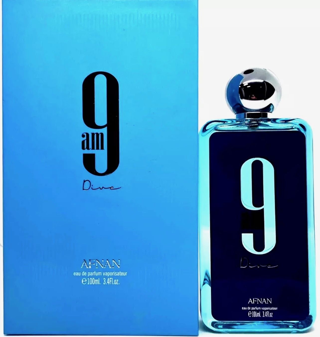 9 AM AFNAN PERFUME ÁRABE ORIGINAL 