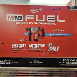 Milwaukee
M18 FUEL 18V Lithium-Ion Brushless Cordless SDS-Plus 1-1/8 in. Rotary Hammer Drill (Tool-Only)
