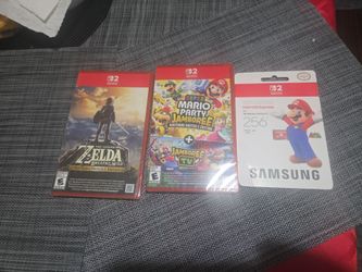 Nintendo switch Zelda, Mario jamboree micro SD