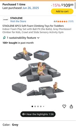 Soft foam climbing blocks