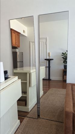 Two 76.5"x19.5" mirrors