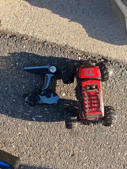 RC cars red and blue remote controlled cars .hobby shop quality
