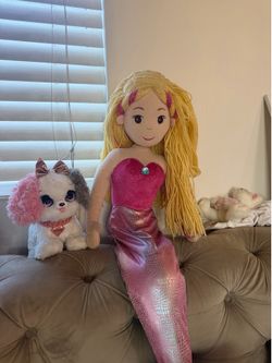 Mermaid and dog toy
