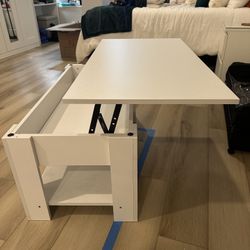 White coffee table