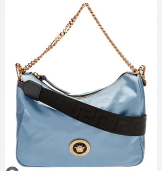 Used Versace Blue Bag.. Bought Directly From Versace Store