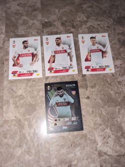 Topps VfB Stuttgart UEFA Europa League Card Lot