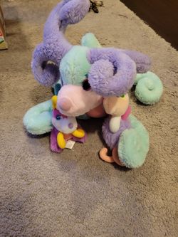 Vintage Mattel Hooks Plushes 1987