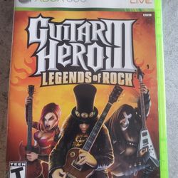 Guitar Hero 3 Legends Of Rock Xbox 360  video game