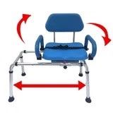 Platinum Health Carousel Sliding Shower Chair. Tub