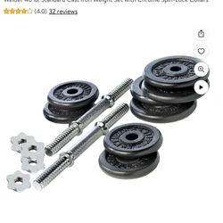 25 Piece Weight Lifting Set