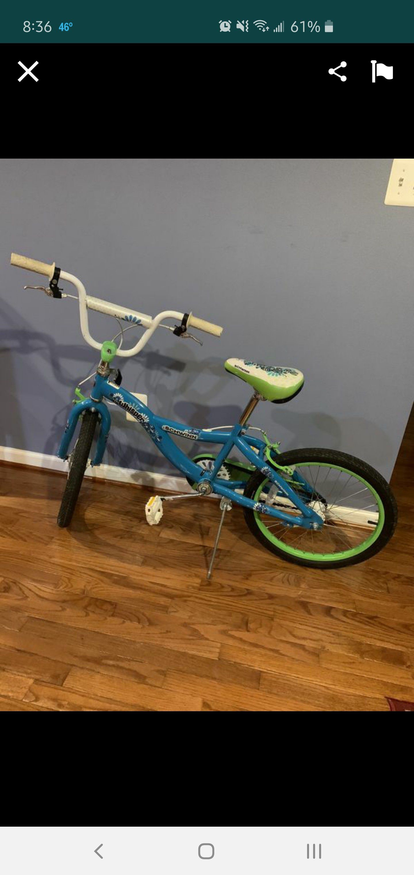 Kid’s bike(Great quality and brand, Schwinn Whisper in great condition !