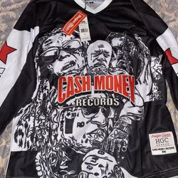 Cash Money Hockey Style Jersey New