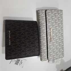 Mk His & Her New Wallet
