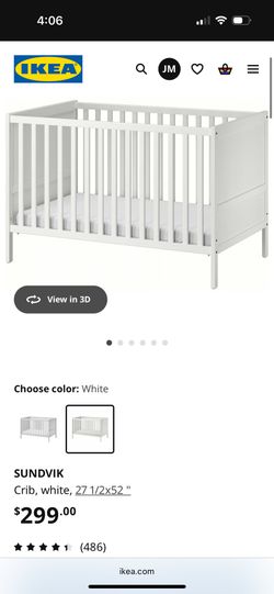 IKEA Crib With Mattress