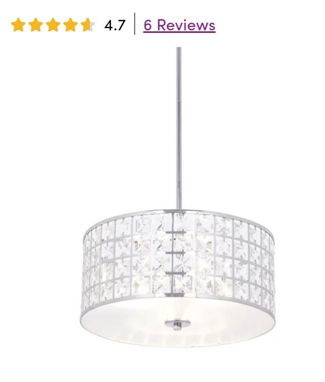 Chrystal Chandelier $60 - brand new