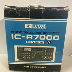 Icom IC-R7000 VHF UHF FM Radio Receiver 25 MHz - 1999 MHz *CLASSIC UNIT* AS IS