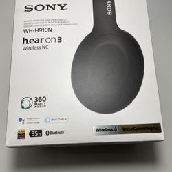 Sony WH-H910N On Ear Wireless Headphones - Black