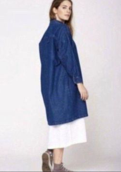LACAUSA Nena Denim Oversized Coat/ Jacket Size M/L