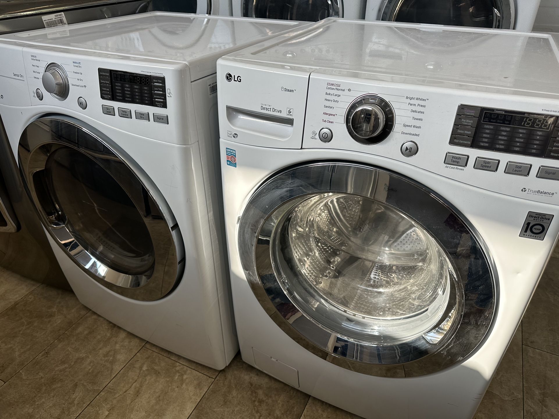 Lg Washer & Electric Dryer Set *We Finance