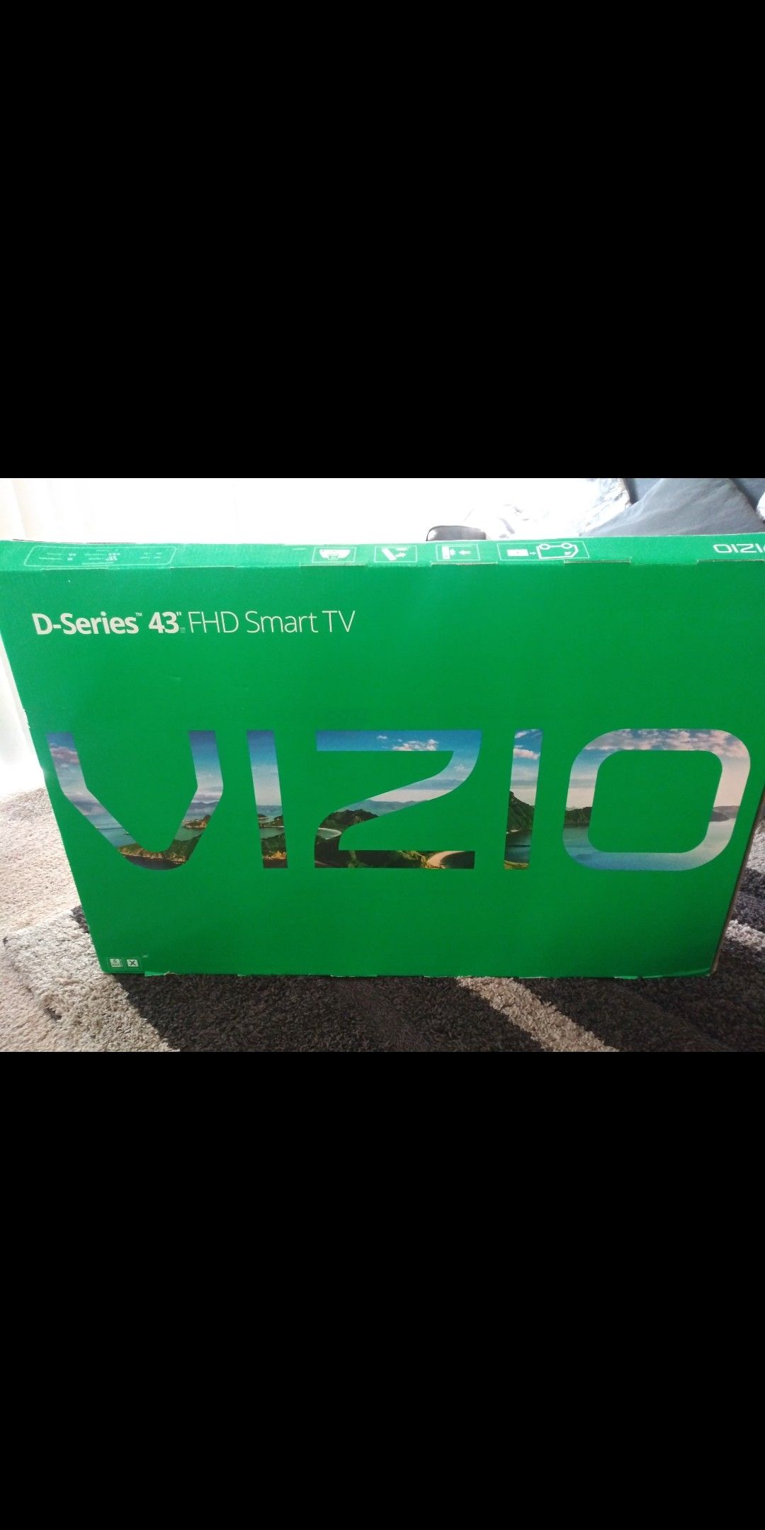 New VIZIO 43” FHD D-Series Crystal Clear Smart LED with Built In Chromecast $230 obo