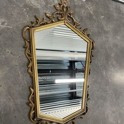 Vintage Goth Mirror. Large - Good Condition 36x20