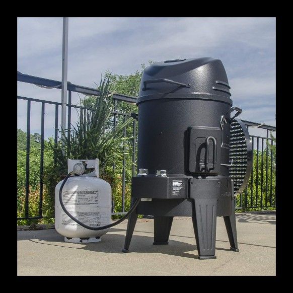 Char-Broil The Big Easy TRU-Infrared Smoker Roaster & Grill, Black