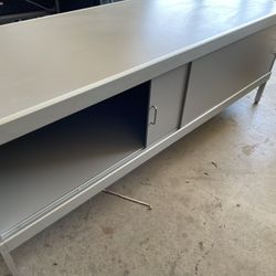 OFFICE CREDENZA OR TV STAND 7 Feet Long 2 1/2 Feet Deep 