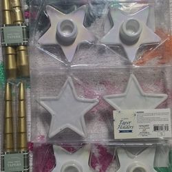 Taper Candle Holders And 2 Pack Tapers