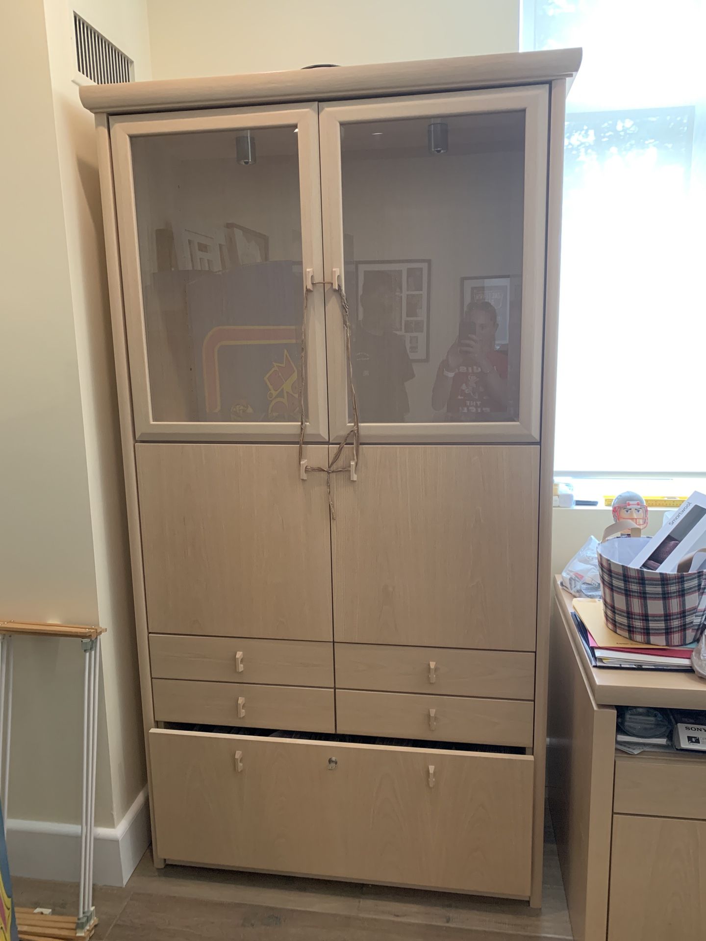 Wall Unit With File Drawer