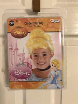 New Child Disney Cinderella Wig ages 4 plus