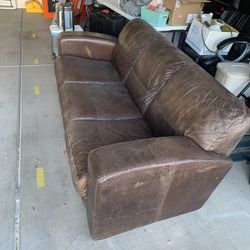 Italian Leather Sofa