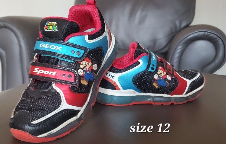 Geox Kids Shoes Natural Weather Size 12, Super Mario Bros