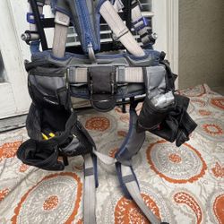exofit strata harness & husky tool belt